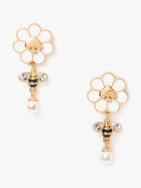Kate Spade Day Tripper Bee Drop Earrings 🐝